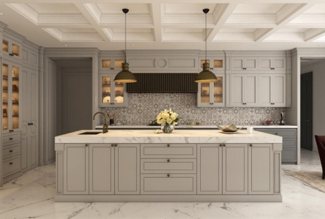 Open Modular Kitchen Layout