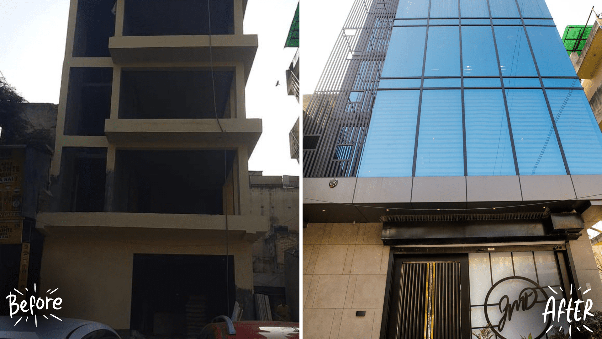 Thethekedaar projects-1 before and after